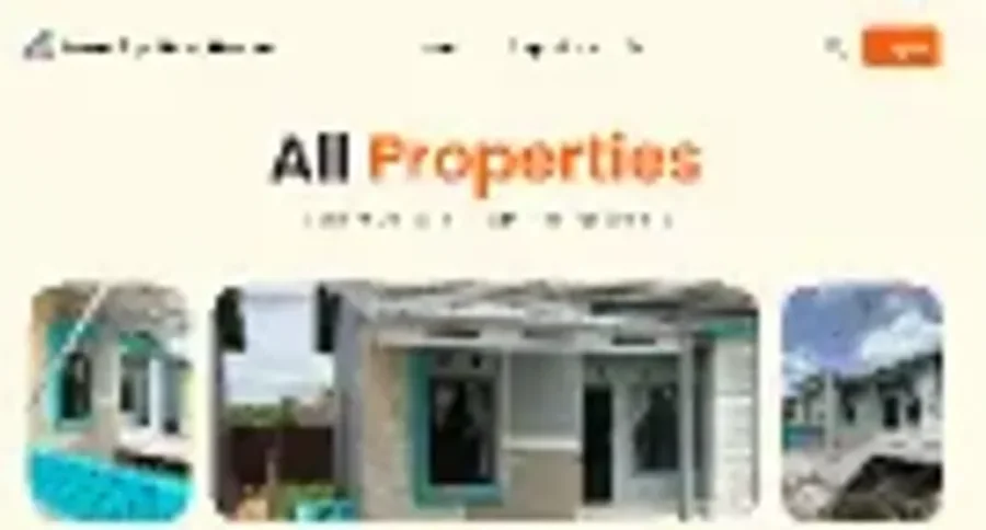 All Properties opens with a photo collage before the listing grid.